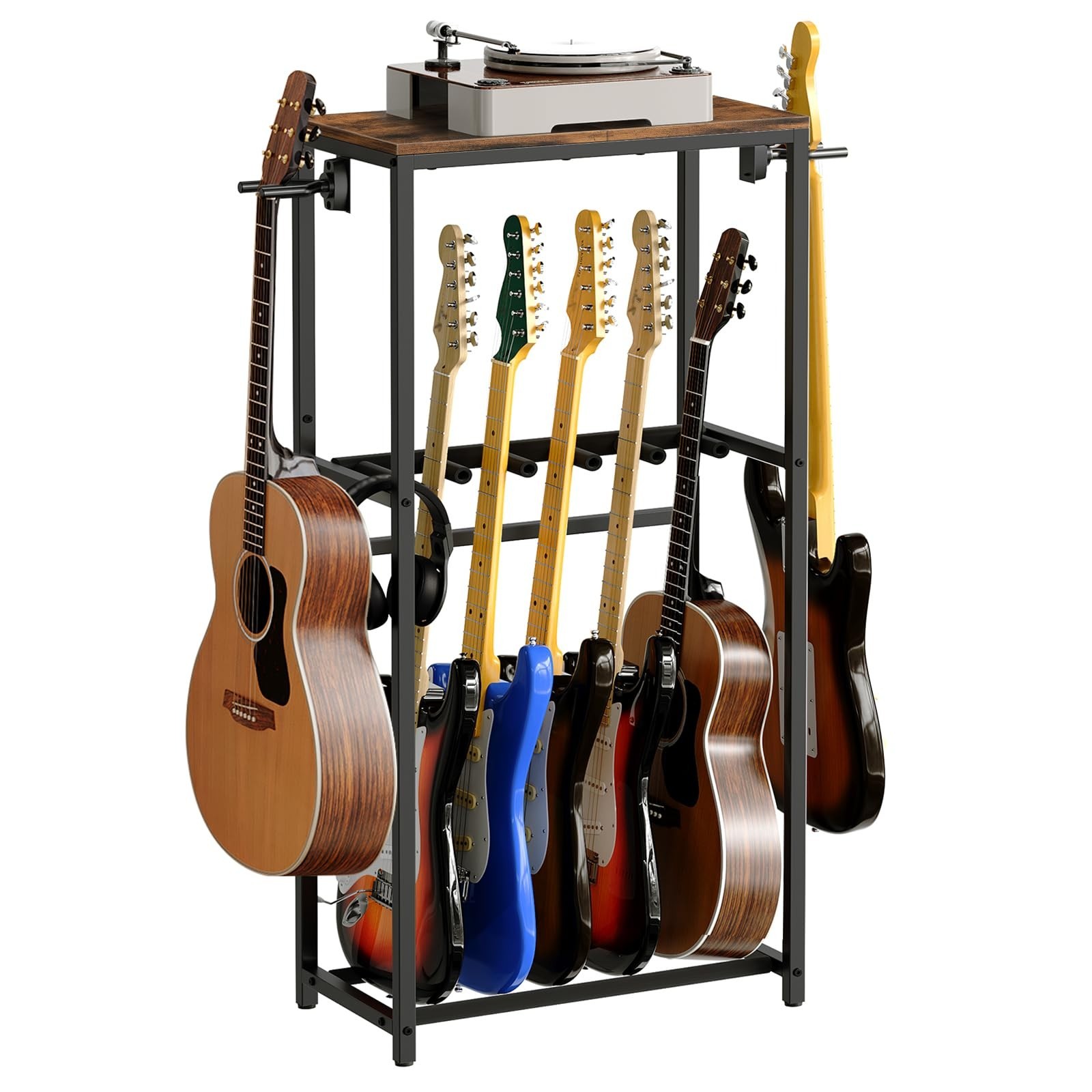 Guitar Stand, Guitar Rack for Acoustic Holder, Electric Guitar, Bass, Multipl...