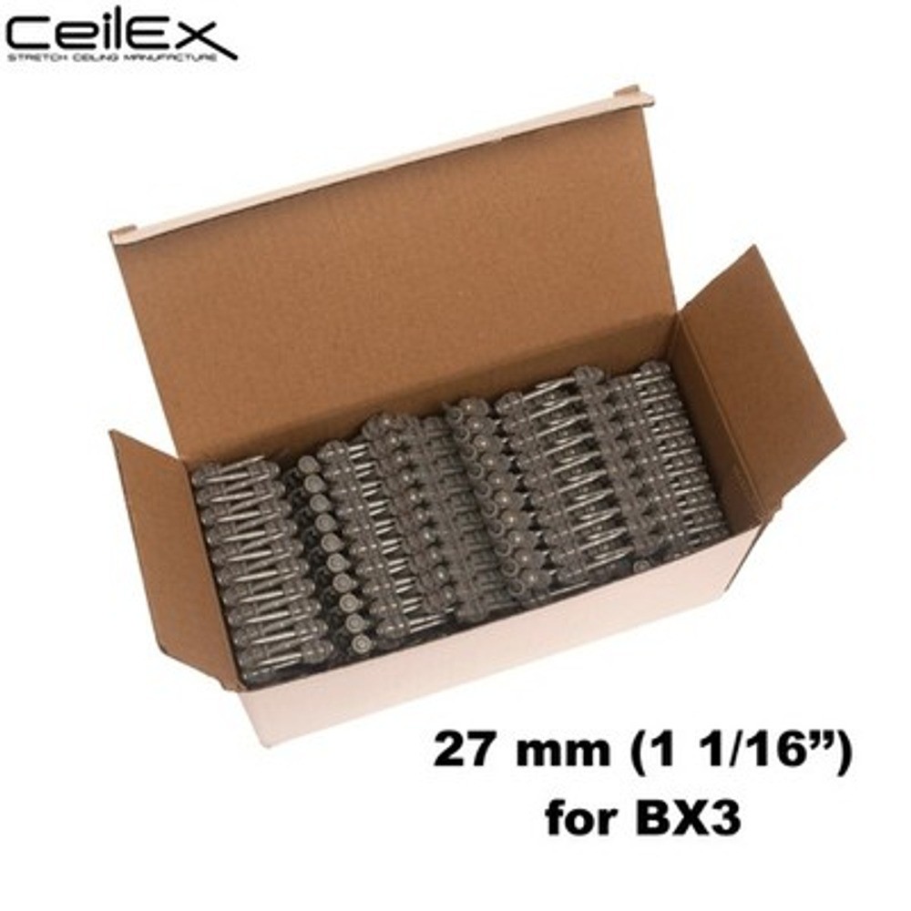 1000x Collated Concrete Nails 27mm 1-1/16" Hilti BX3 BX-3 Fastrack X-P Nailer