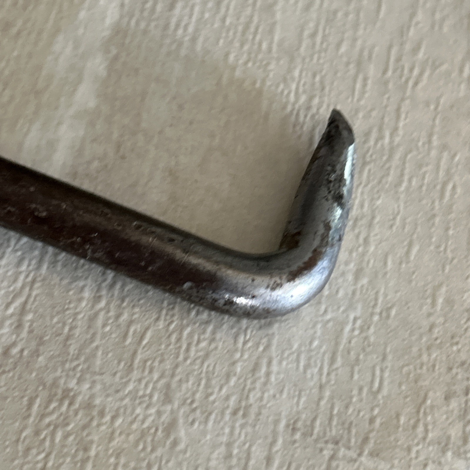 Vintage Lutz File Tool Wood Handle With A Hook