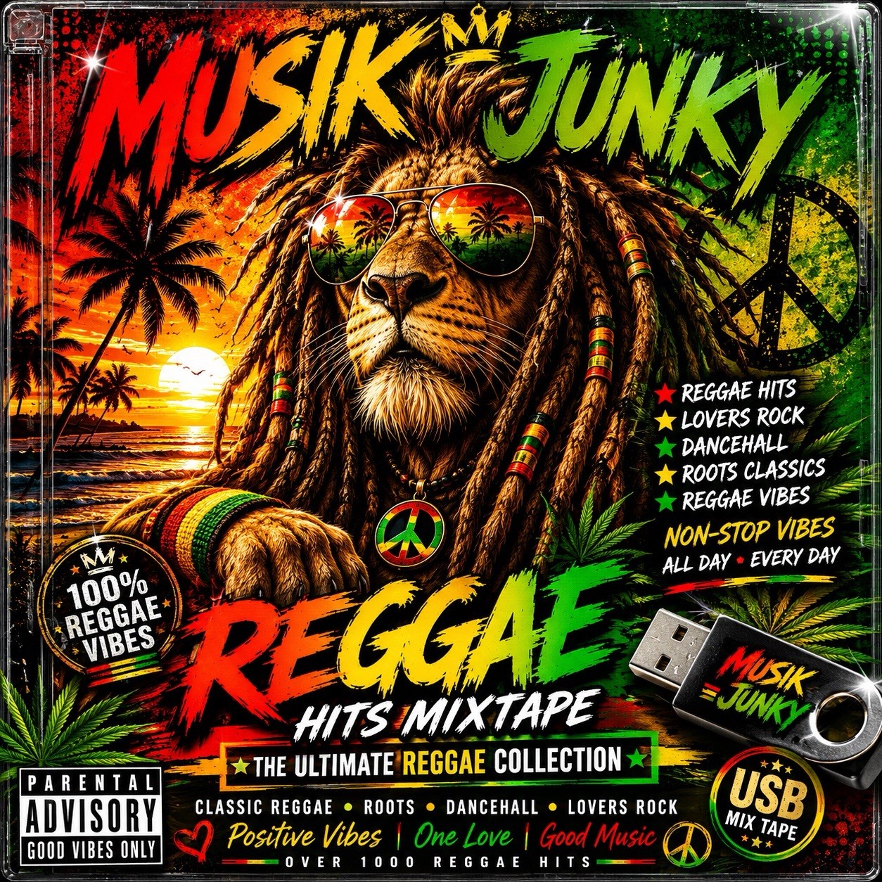 64gb USB Thumb Drive Loaded With Reggae Hits In Mp3 Format