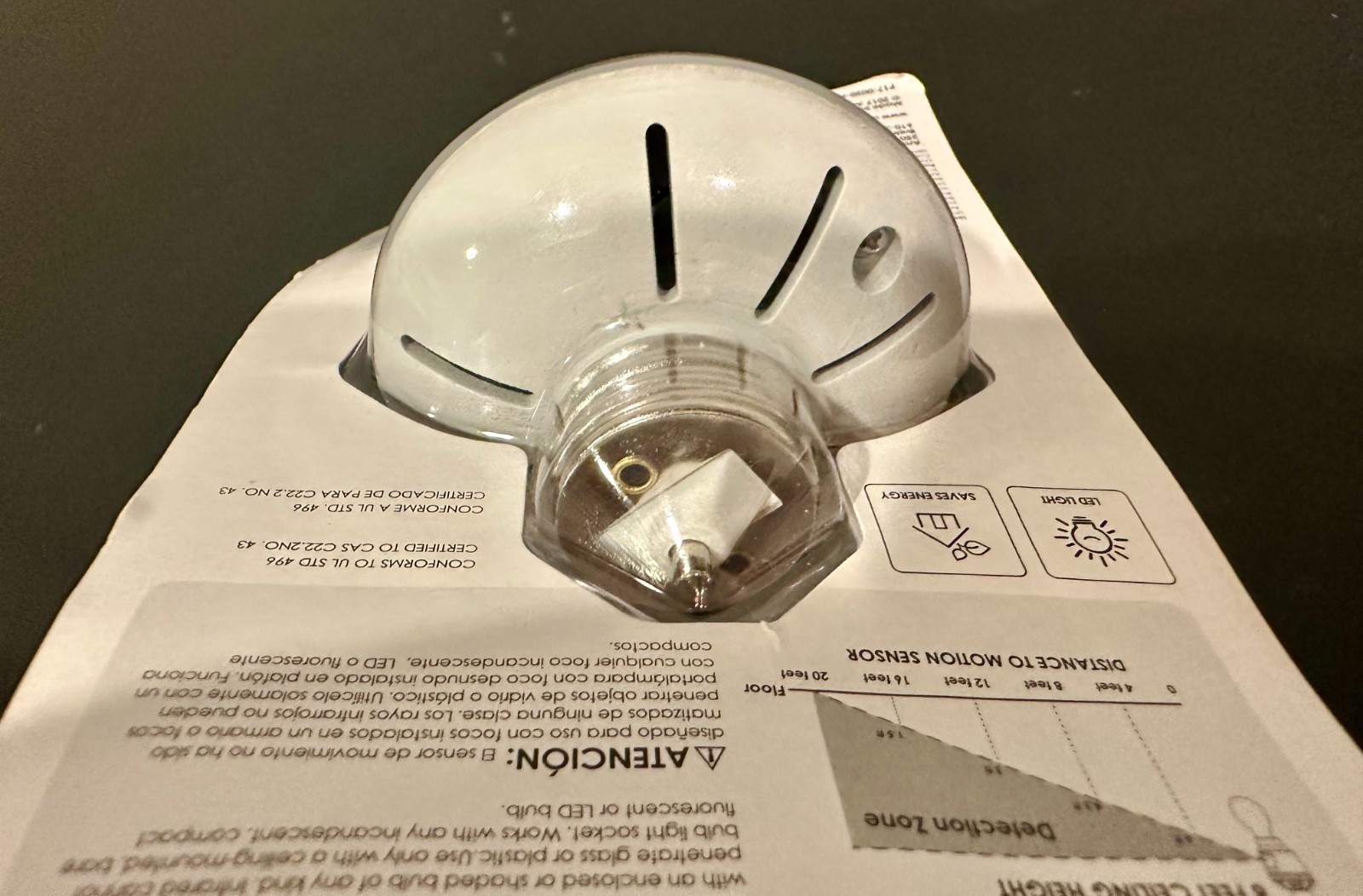 Westek Indoor Motion Activated Light Control MLC162BC White 120V *NEW*