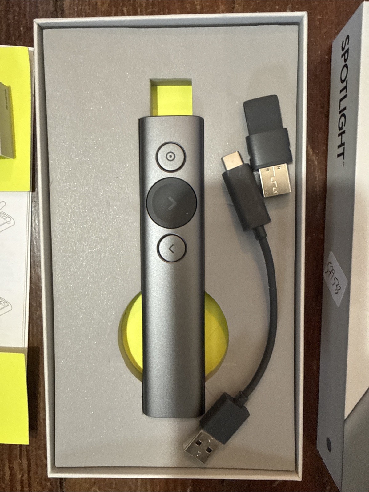 Logitech Spotlight 910-004654 Wireless Presentation Remote Control with USB -...