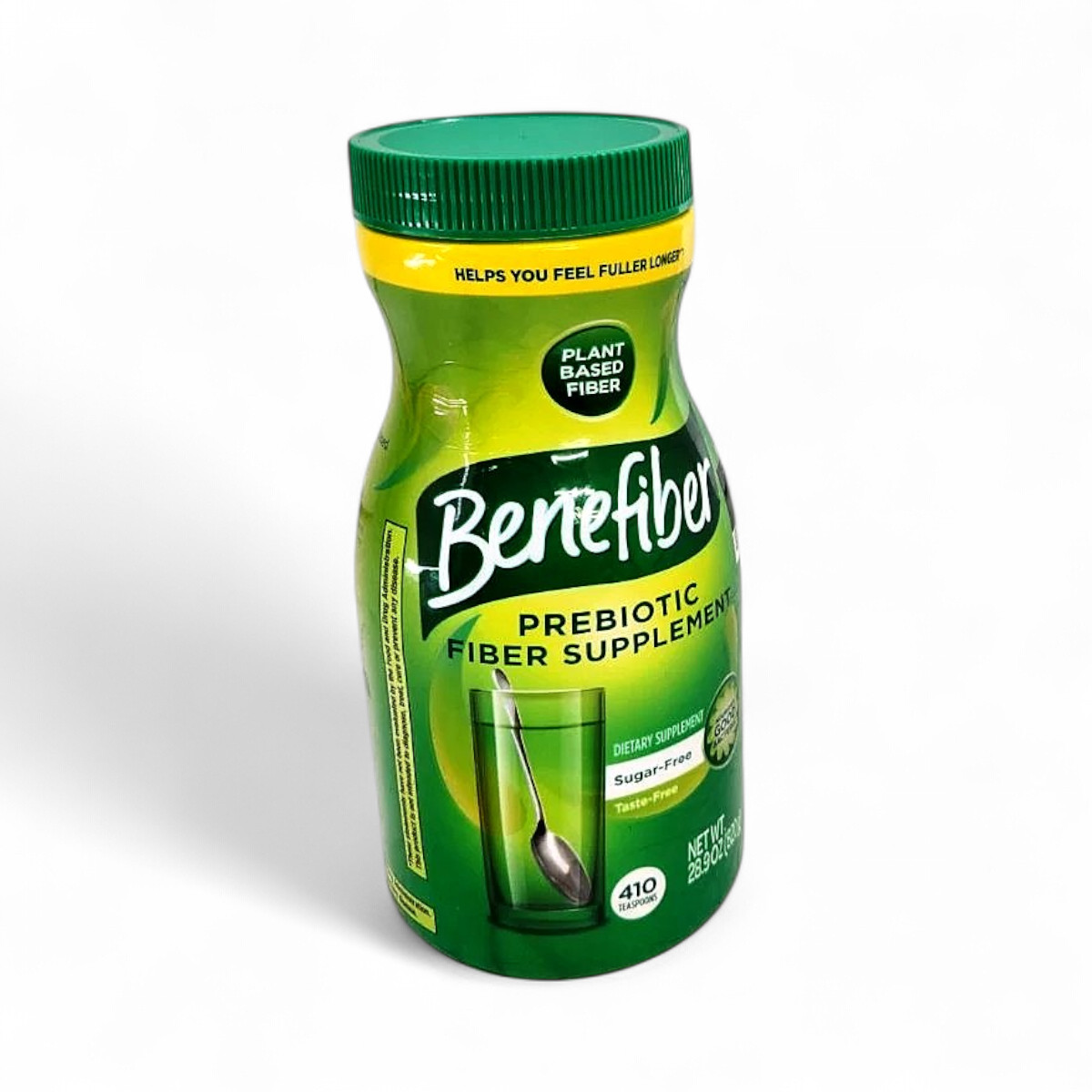 Benefiber Daily Prebiotic Fiber Supplement Drink Mix Powder, Unflavored, 28.9 oz