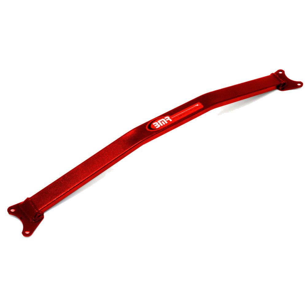 BMR Strut Tower Brace for Intake Manifold Cover Mustang GT 05-14 Red Powder-Coat