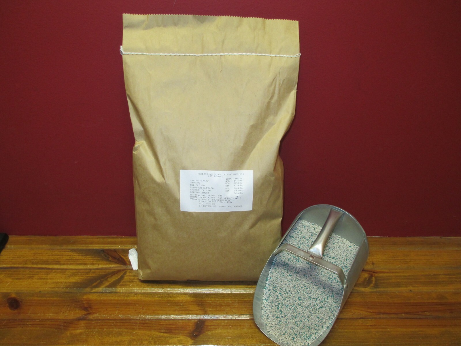 1 Lbs WHITETAIL DEER CLOVER Seed Mix Ladino,Red,Crimson Clovers,Alfalfa,Chicory