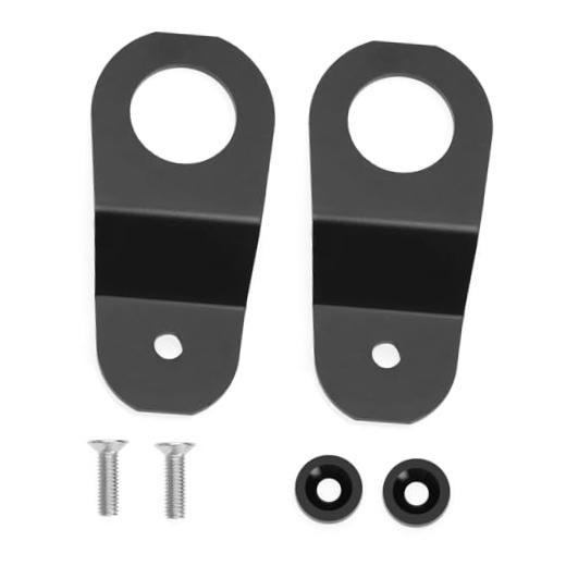 2 Pcs Aluminum Radiator Stay Mount Bracket with Washer Bolt Car Interior