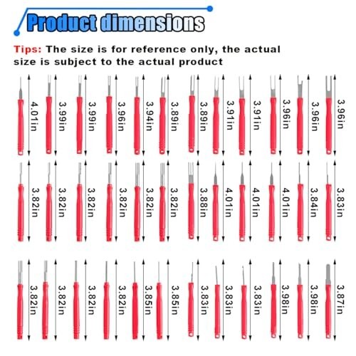 36PCS Terminal Removal Tool Kit Wire Connector Pin Extraction Fuse Puller