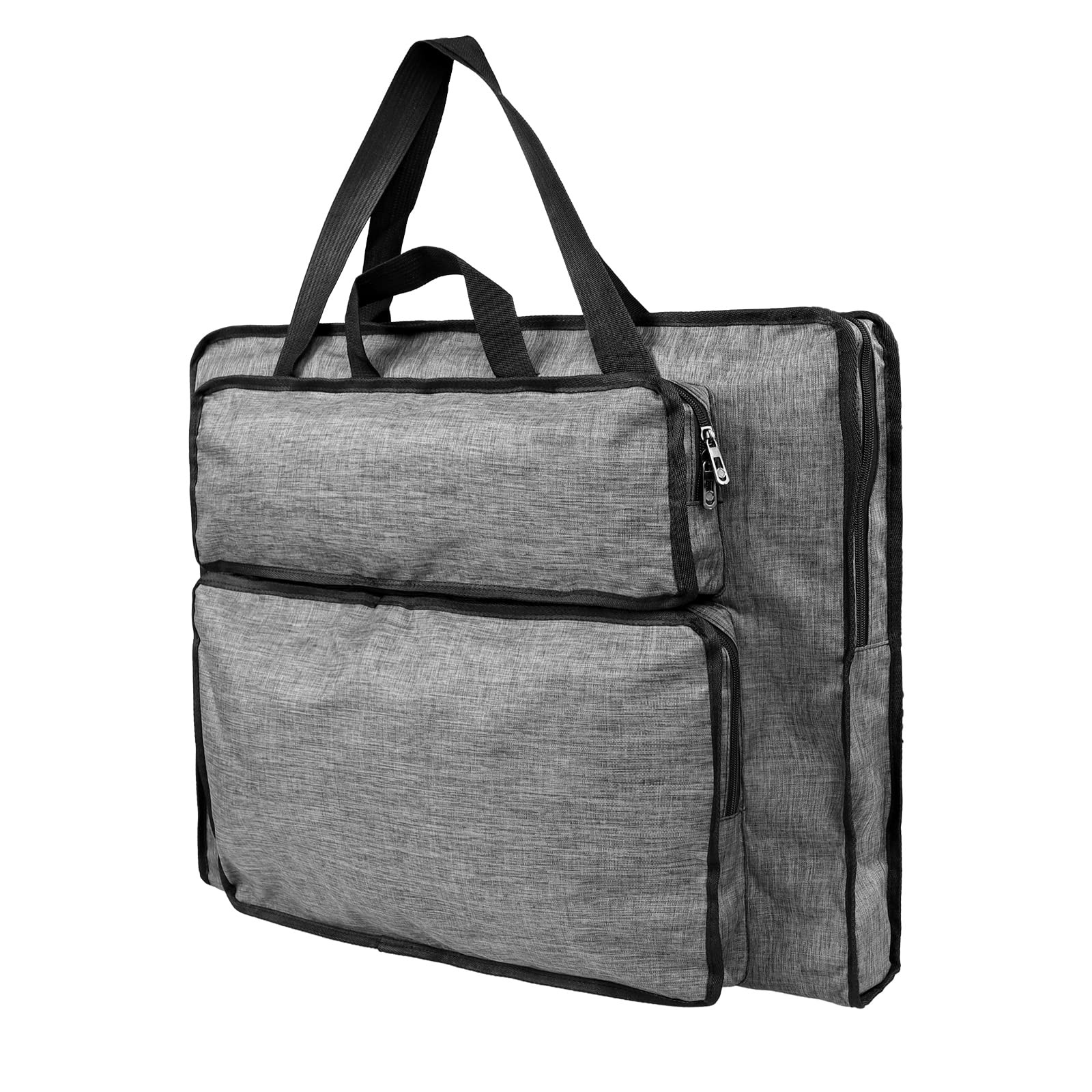 Students Water-Resistant Artist Portfolio 19.69 x 23.62 x 3.15inches, #3，Gray