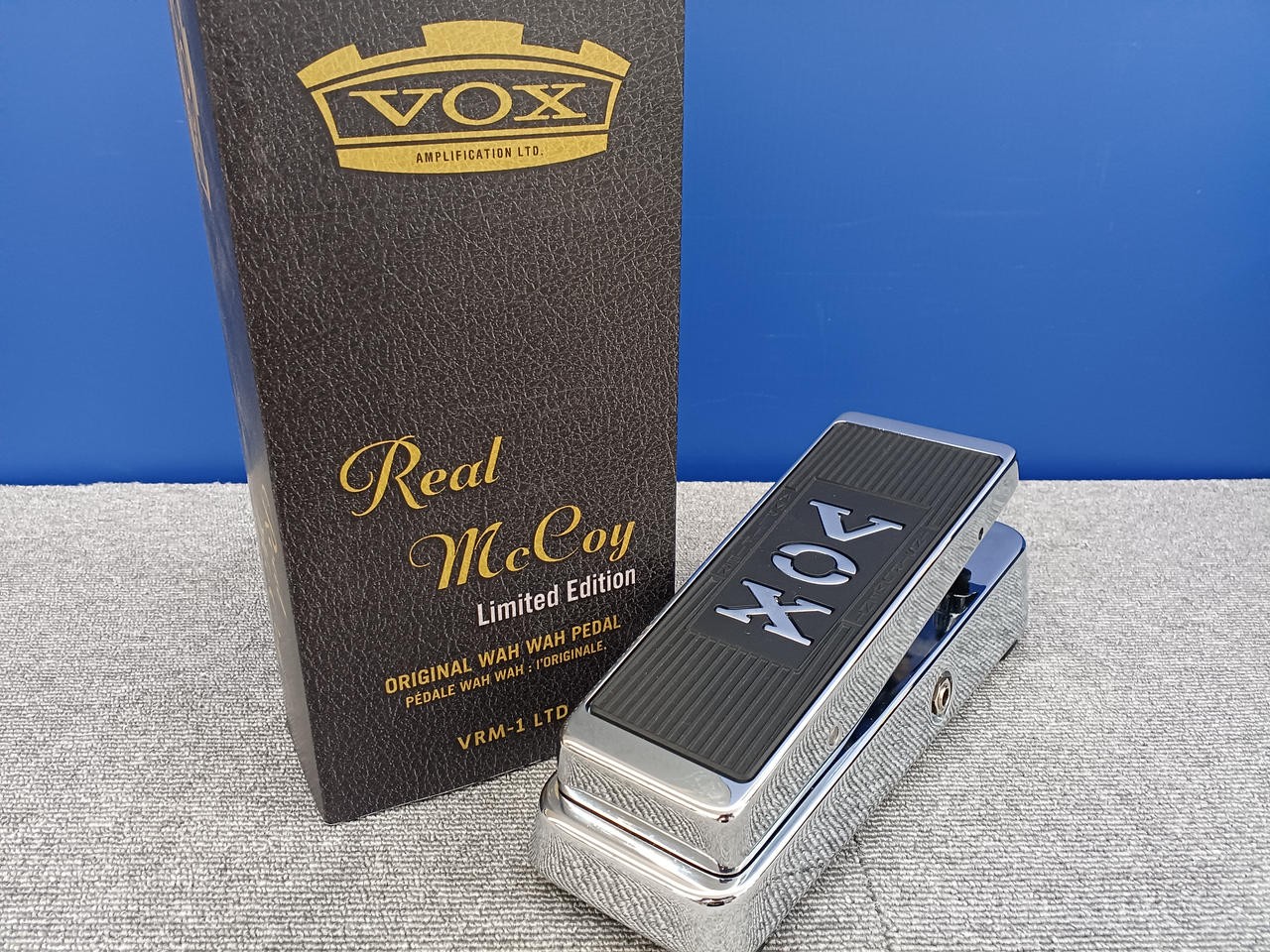 VOX VRM-1 LTD Real McCoy Wah Pedal Limited Chrome Edition Clyde Tested TMB02 3.0