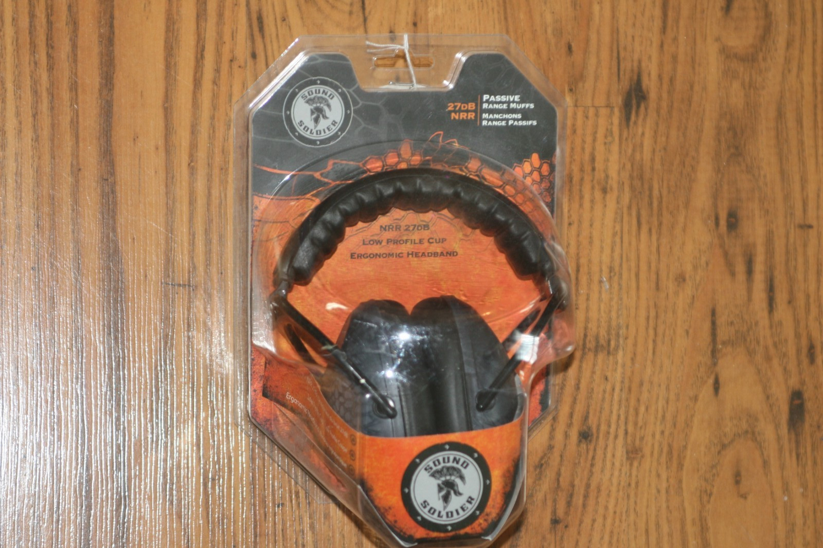 Sound Solider Passive Range Ear Muffs - 27DB - Low Profile - New
