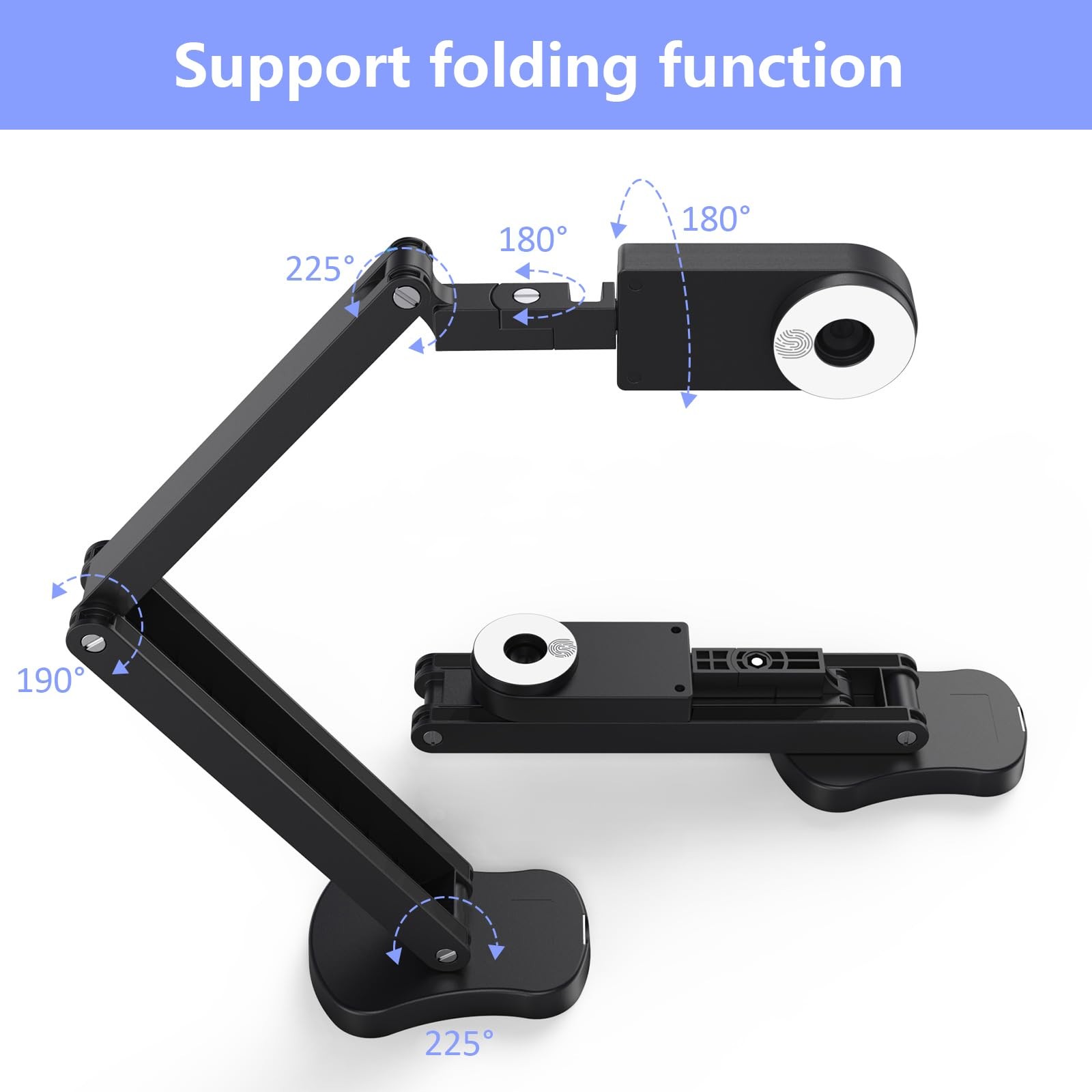 THUSTAR 8MP Document Camera & Webcam 4K with Dual Microphones, USB Visualiser A3
