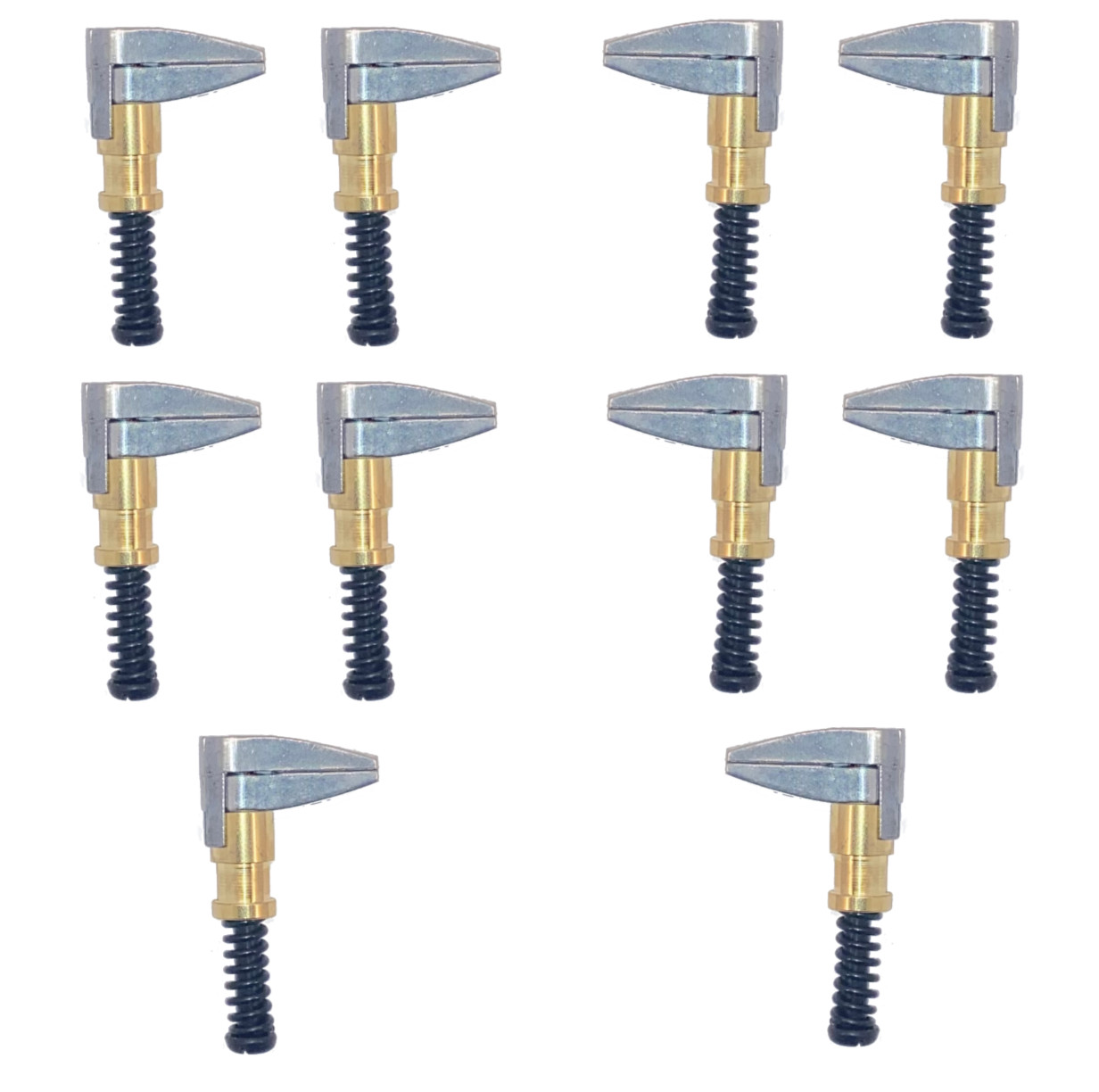 Cleco Clamp Set Aircraft Tools - 10-Pc Side-Grip  – 1" reach