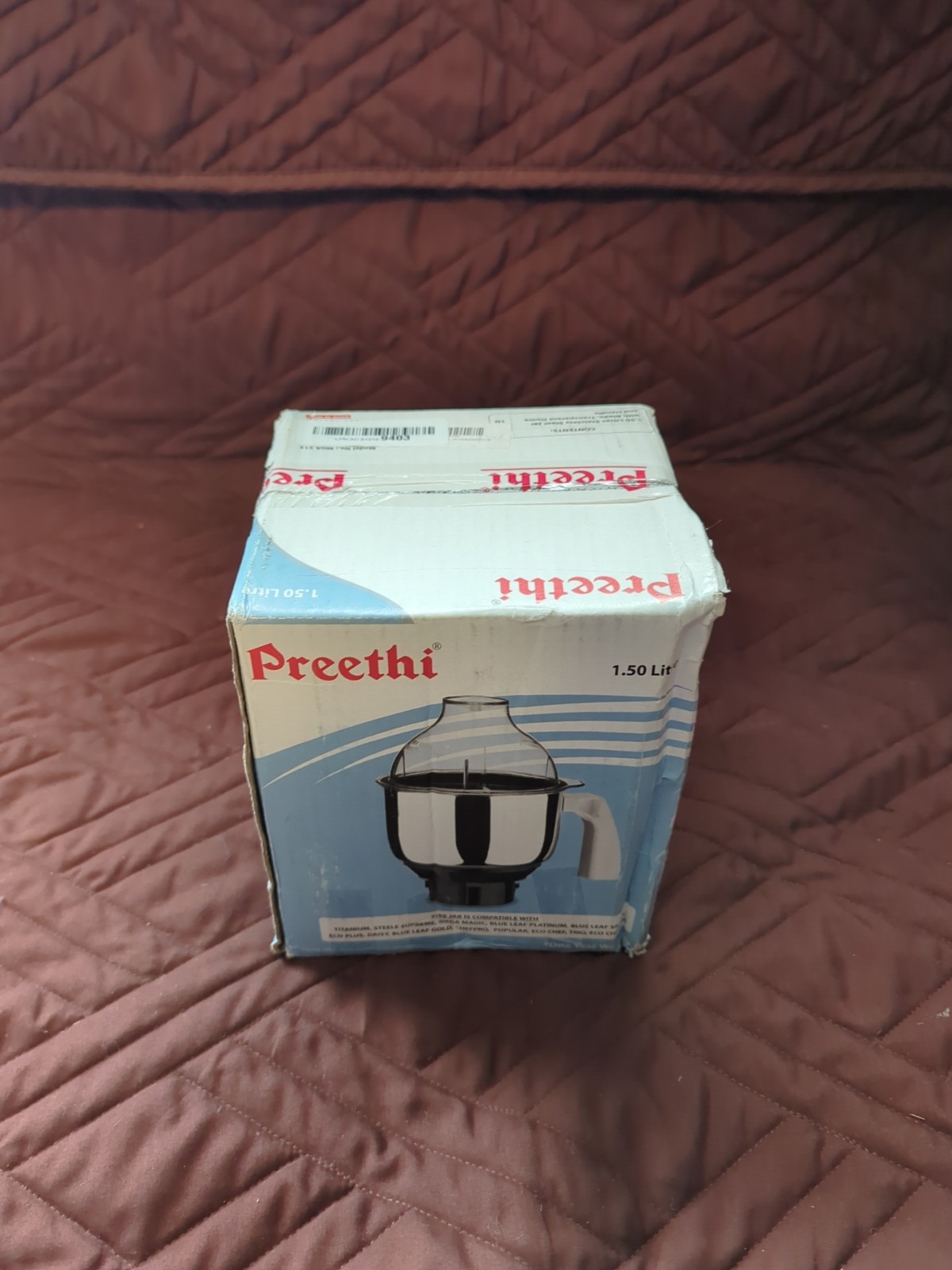 Preethi MGA 513 Mixer Jar, Eco Twin, Eco Plus/Chef Pro and Blue Leaf, 1.50-L
