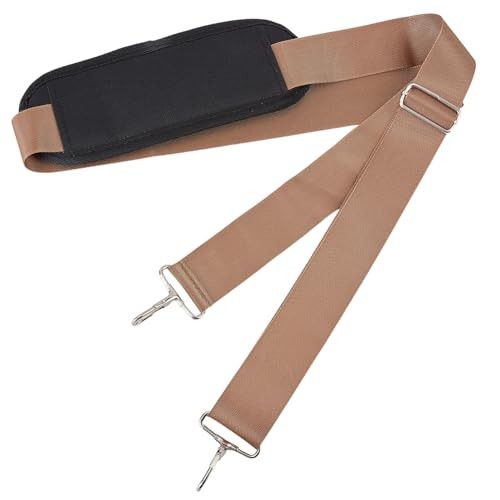 Shoulder Strap with Thick Padded 156cm Universal Replacement Laptop Camel