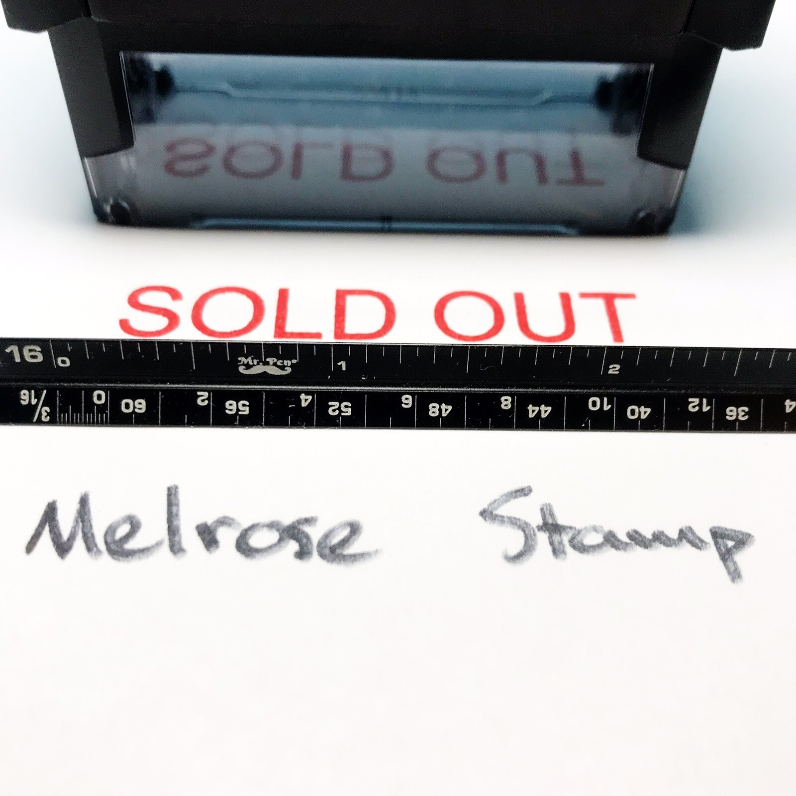 Sold Out Rubber Stamp Red Ink Self Inking Ideal 4913