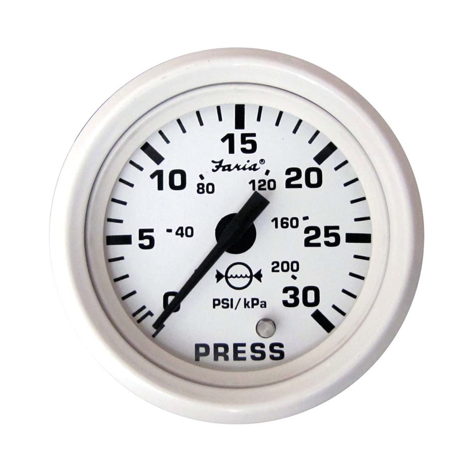 Faria Beede Instruments Faria 13108 Dress Water Pressure Gauge Kit 30 PSI - W...