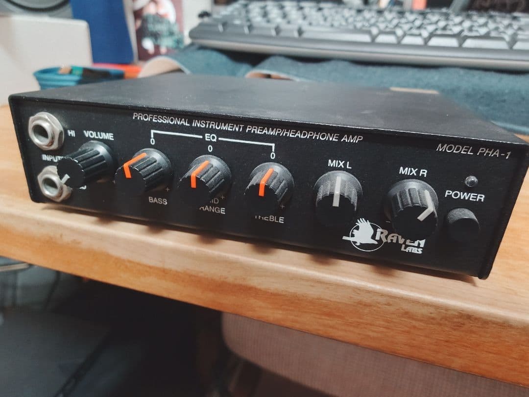 Raven Labs PHA-1 Bass Preamp Headphone Amplifier Compact Used