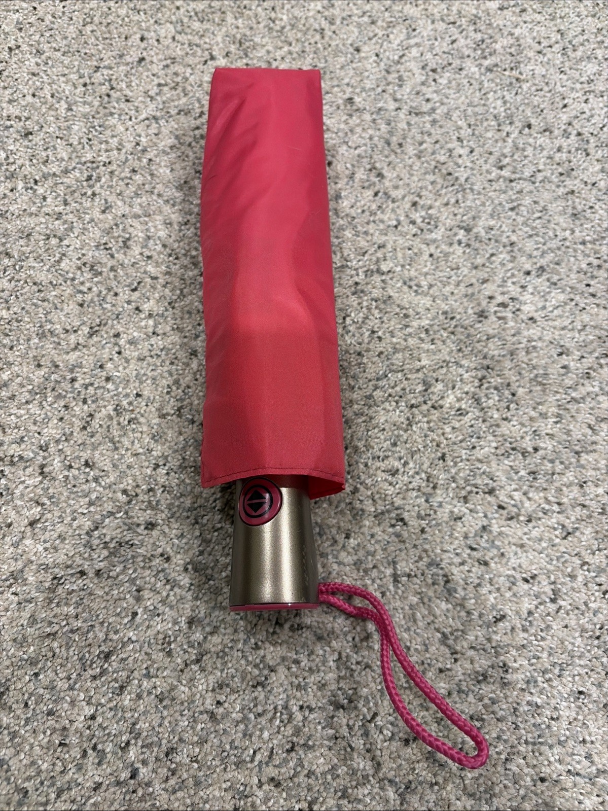 Hot Pink Totes Compact Umbrella With Cover