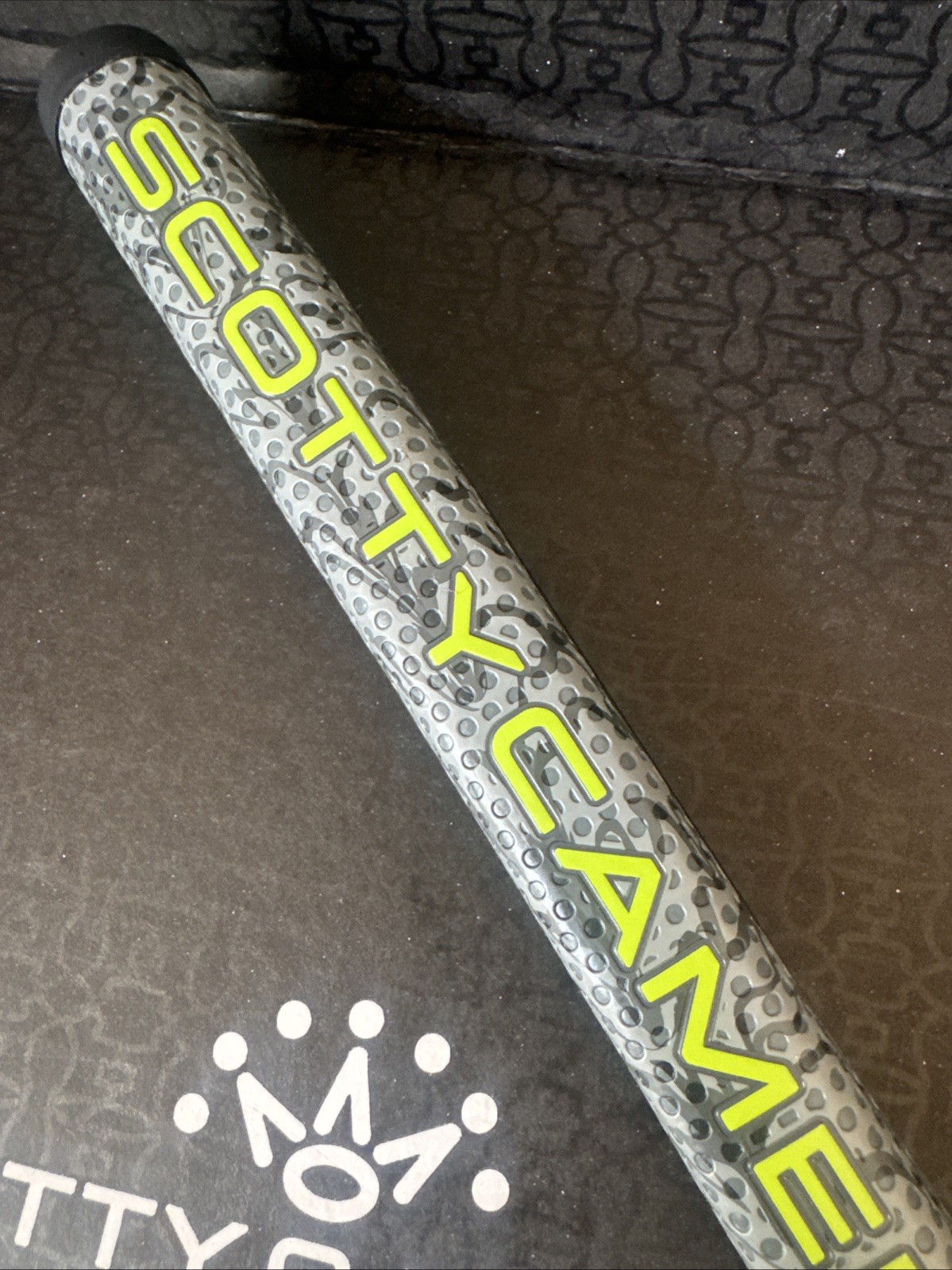 Scotty Cameron Psychedelic Camo LIME GREEN Grey Matador Midsize Putter Grip NEW