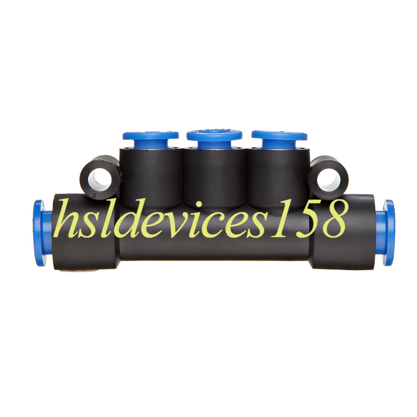 1PCS SMC KM13-06-08-3 PBT Push-To-Connect Tubing Manifold 2 Inlets-8 Mm