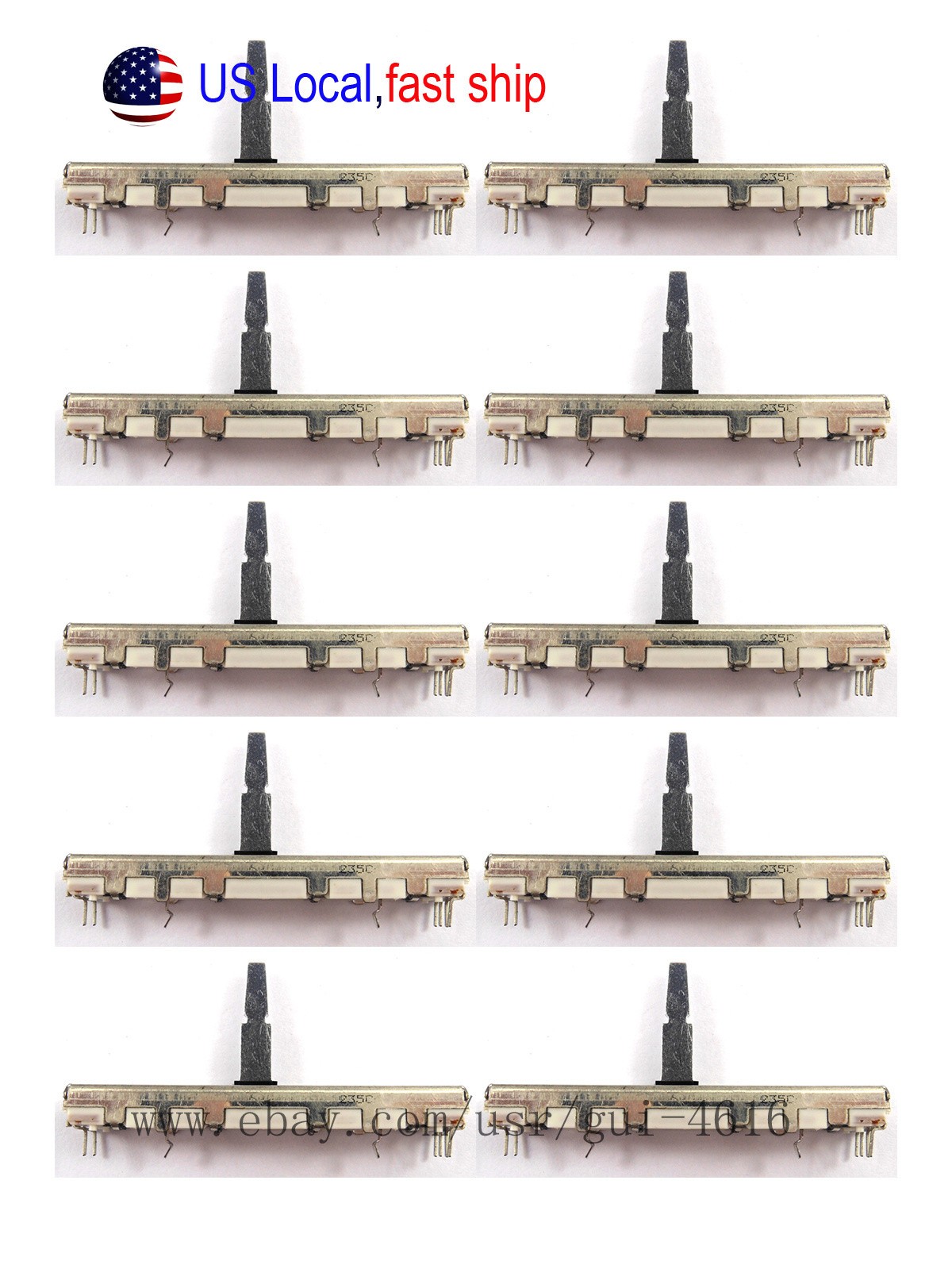 10x FADER DCV1010 For PIONEER DJM300 DJM400 DJM500 DJM600 DJM700 DJM800 DJM5000