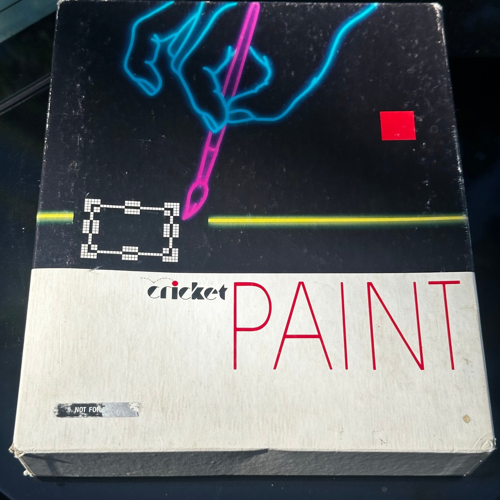 Cricket Software Paint 1988 Macintosh Software CIB Apple Mac 3.5 Floppy Disks