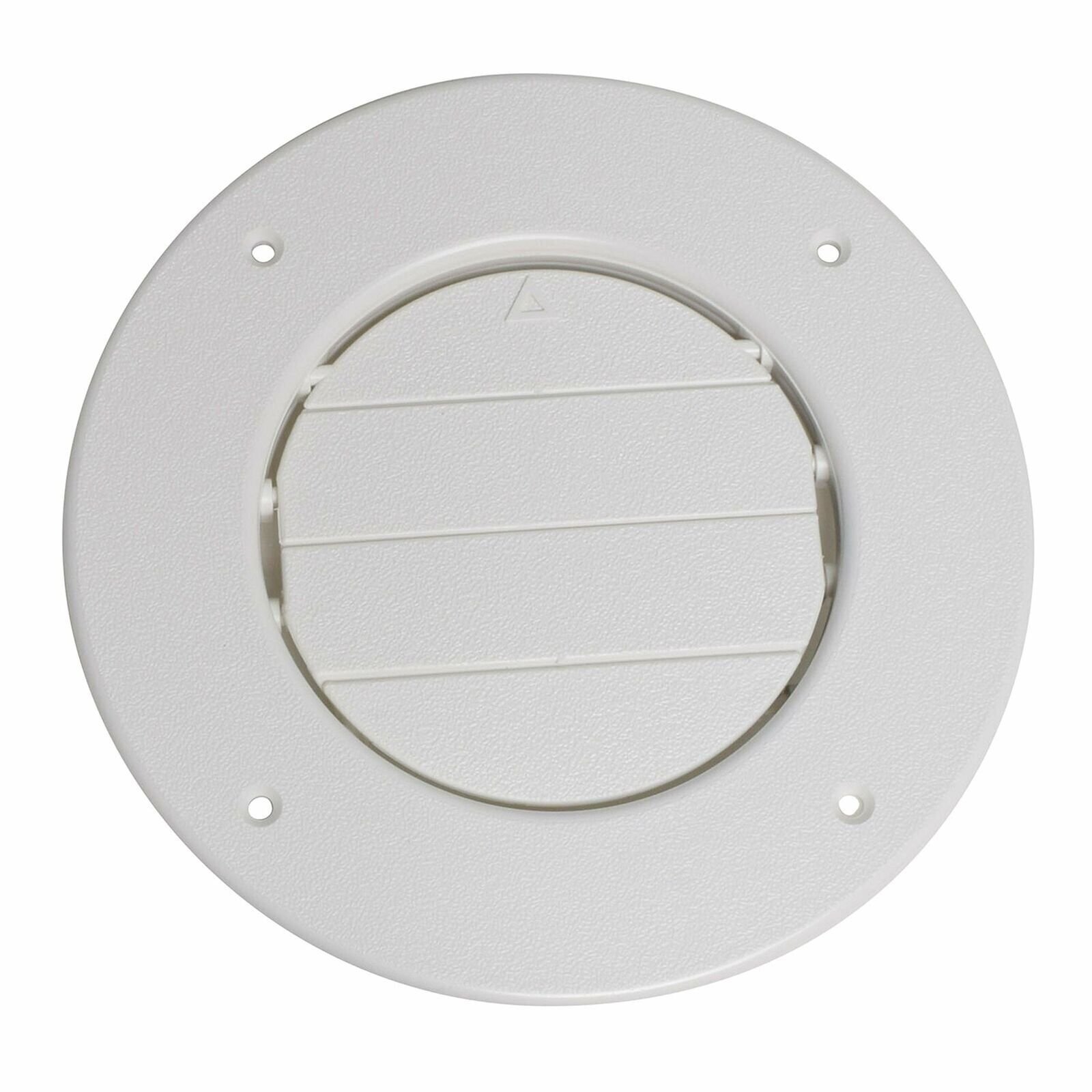 Valterra A10-3357VP White Rotating Heat and A/C Register with Damper (4" ID, ...