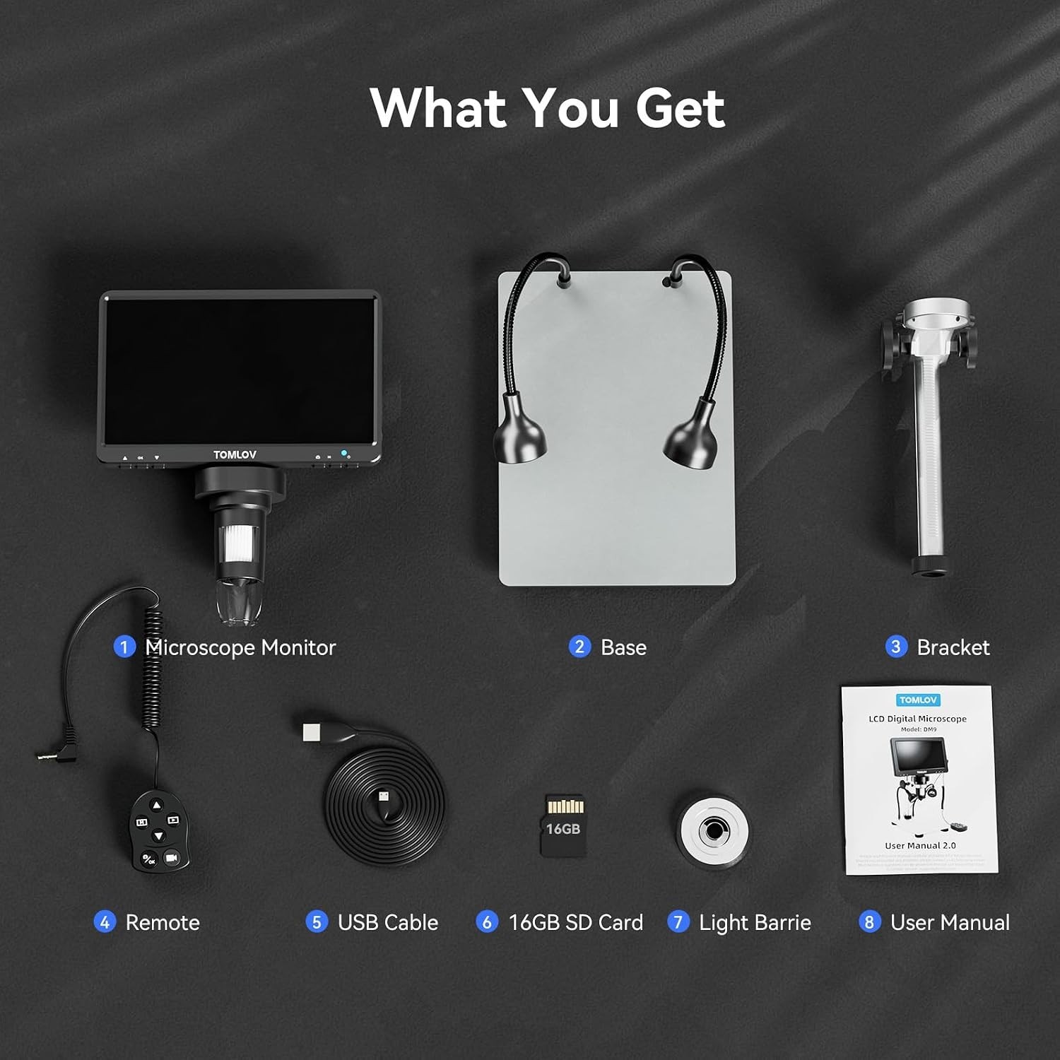 Versatile 7" Digital Microscope for Adults: Coin Analysis, Soldering, PC Ready
