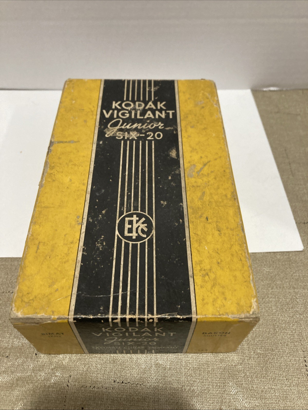 Vintage Original Box for Kodak Vigilant Junior Six-20~Box Only