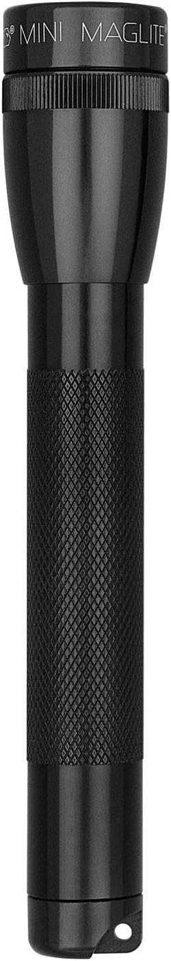Maglite Mini Flashlight - Red/Blue/Clear Light Filters - Super Bright Xenon Bulb