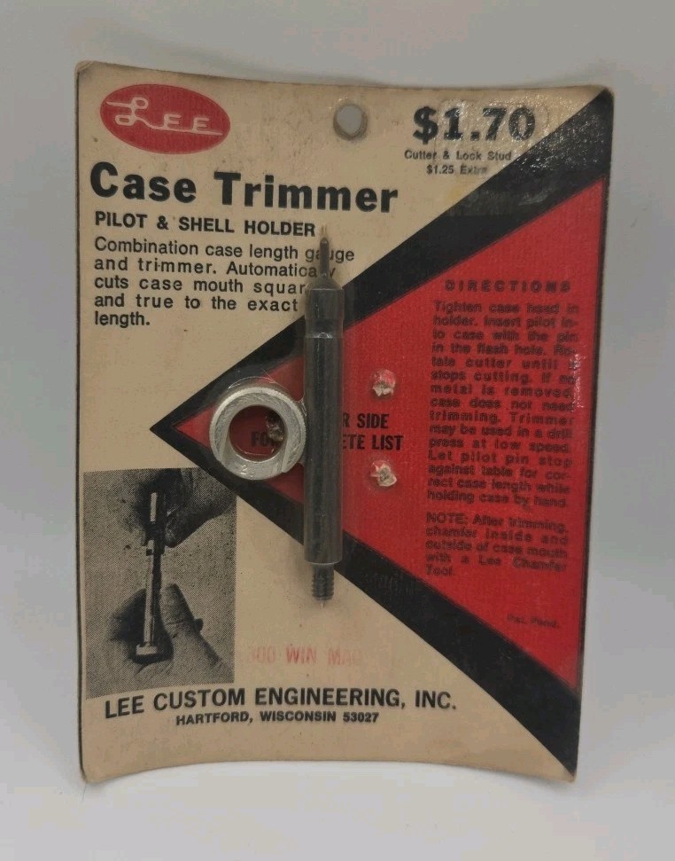 Lee 90142 Case Length Gauge & Shell Holder 300 Win Mag 300 Winchester Magnum