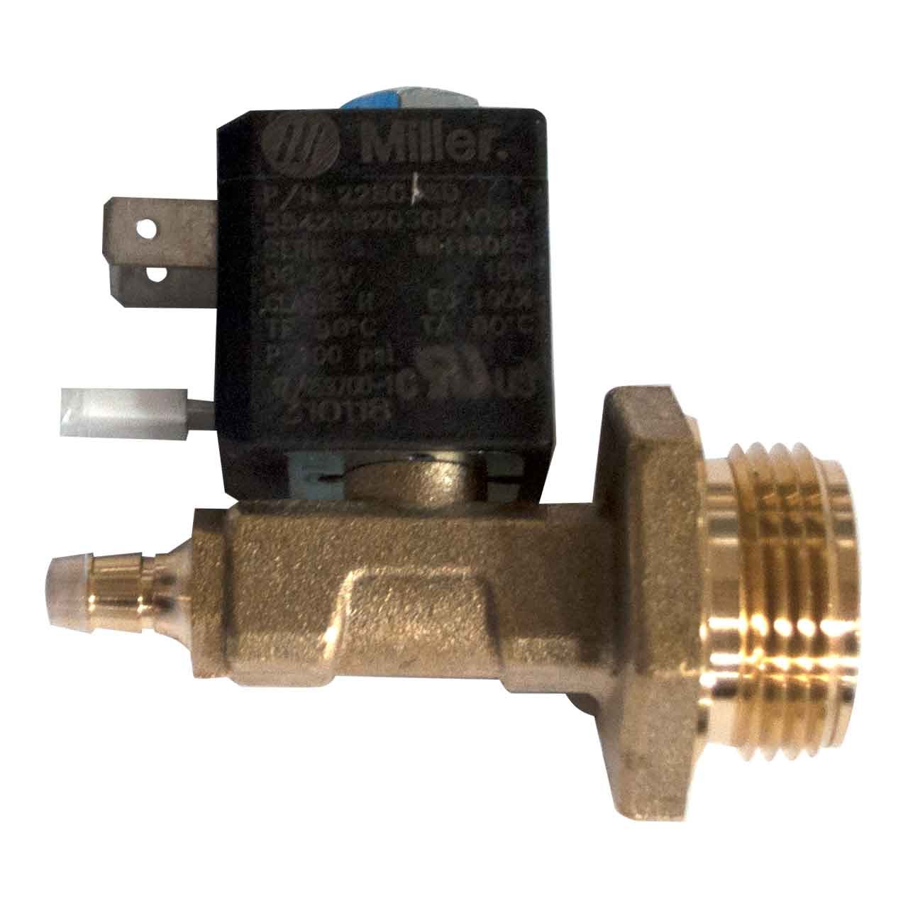 Miller 228035 Valve .750" - 14 X 2 mm 34 VDC 100 psi 1-Way