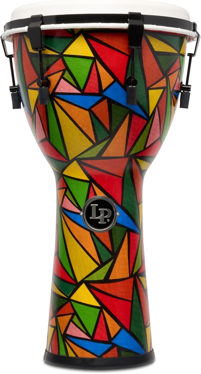LP World Beat Djembe Drum 11-1/2" Head Bolt Tuned Multi-Color