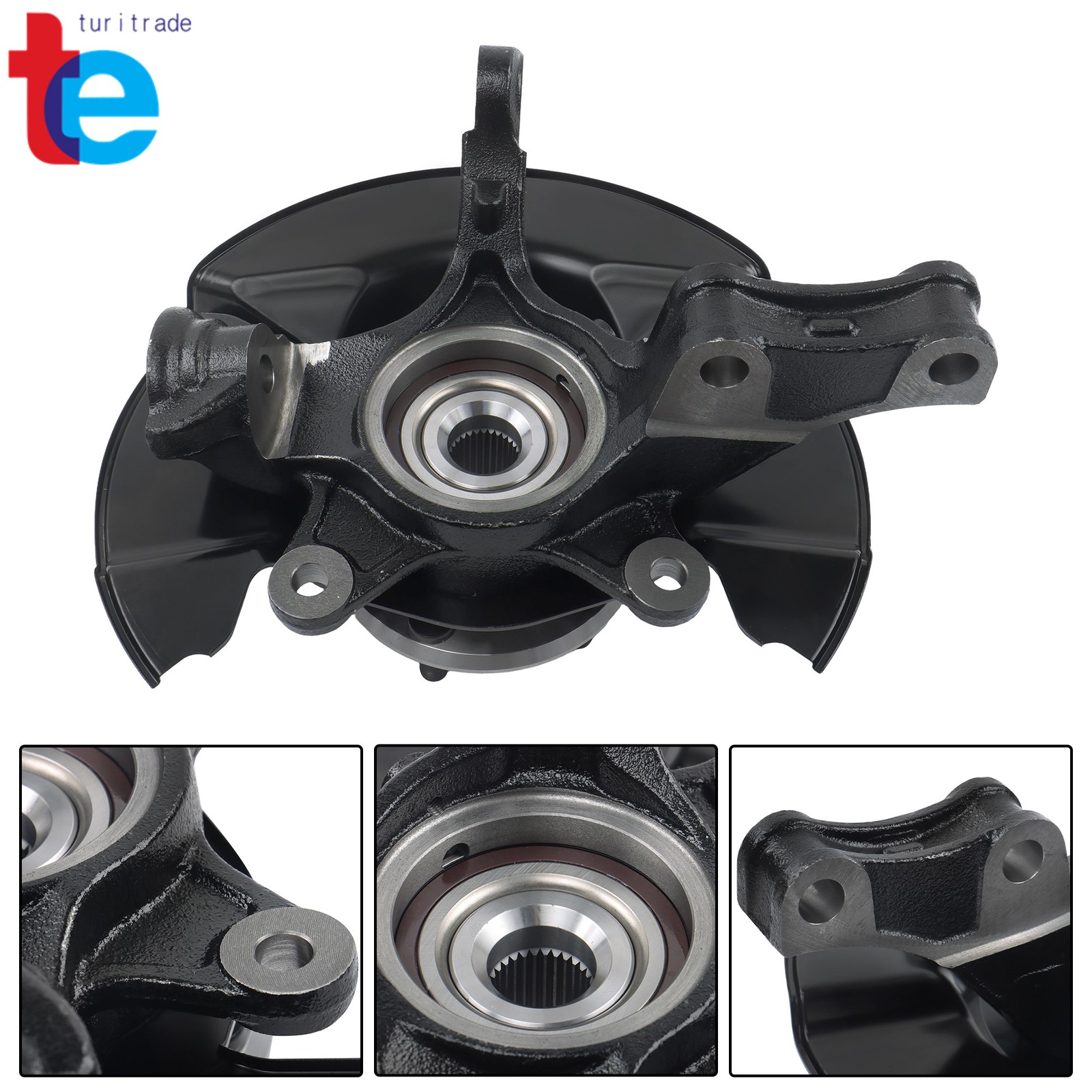 For Honda Ridgeline 2006-14 Front Driver Steering Knuckle & Hub Bearing Assembly