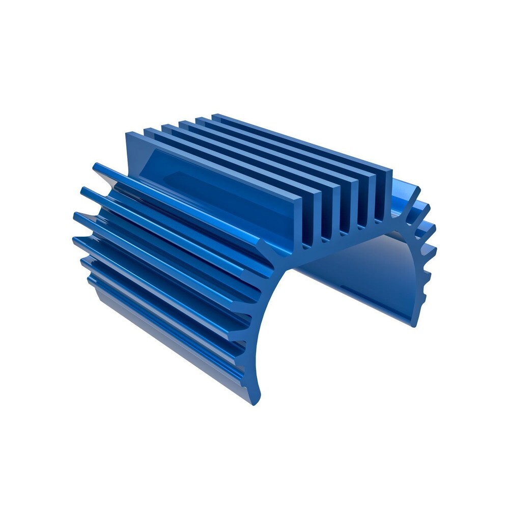 Traxxas TRX-4M Blue Aluminum Heat Sink for Titan 87T Motor (9793-BLUE)