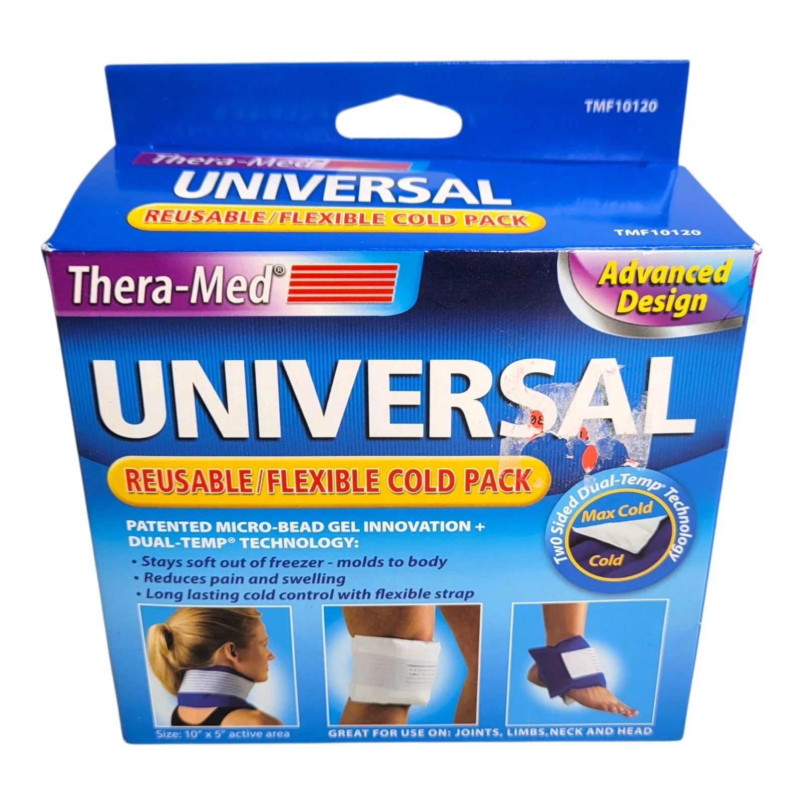 Thera-Med TMF10120 Universal Cold Pack Reusable Ice Pack Pain Relief Therapy