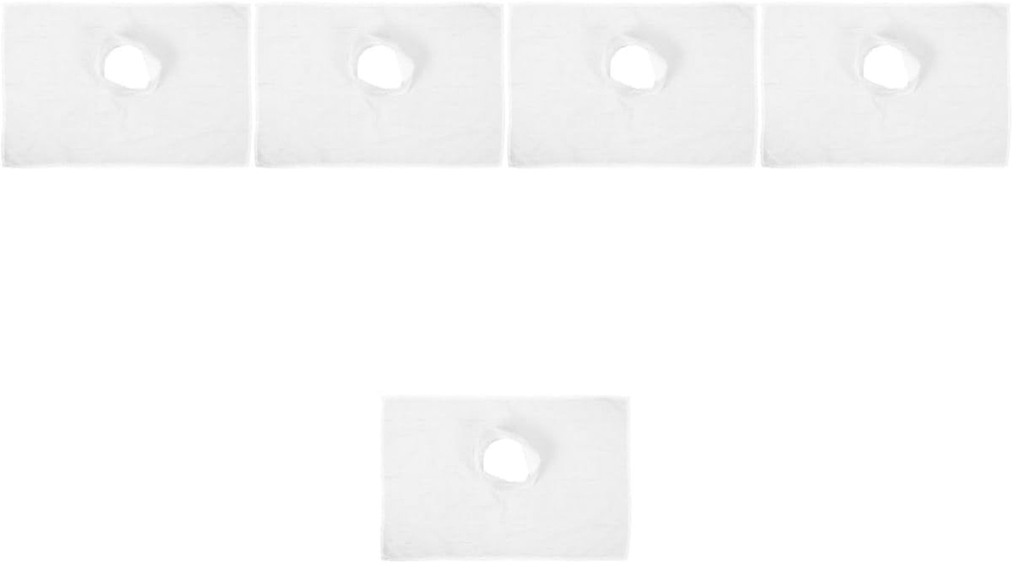 5Pcs Massage Table Towel Massage Headrest Massage Cradle Cover Comfortable Massa