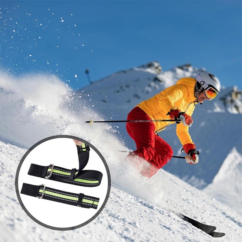 Easy to Use Safety Ski Strap for Professional Beginner and Team Secure Skiing