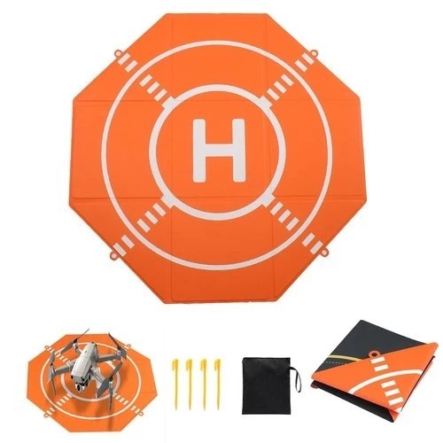 US Drone Landing Pad Portable Foldable 20in PU Double-Sided Waterproof Helipad