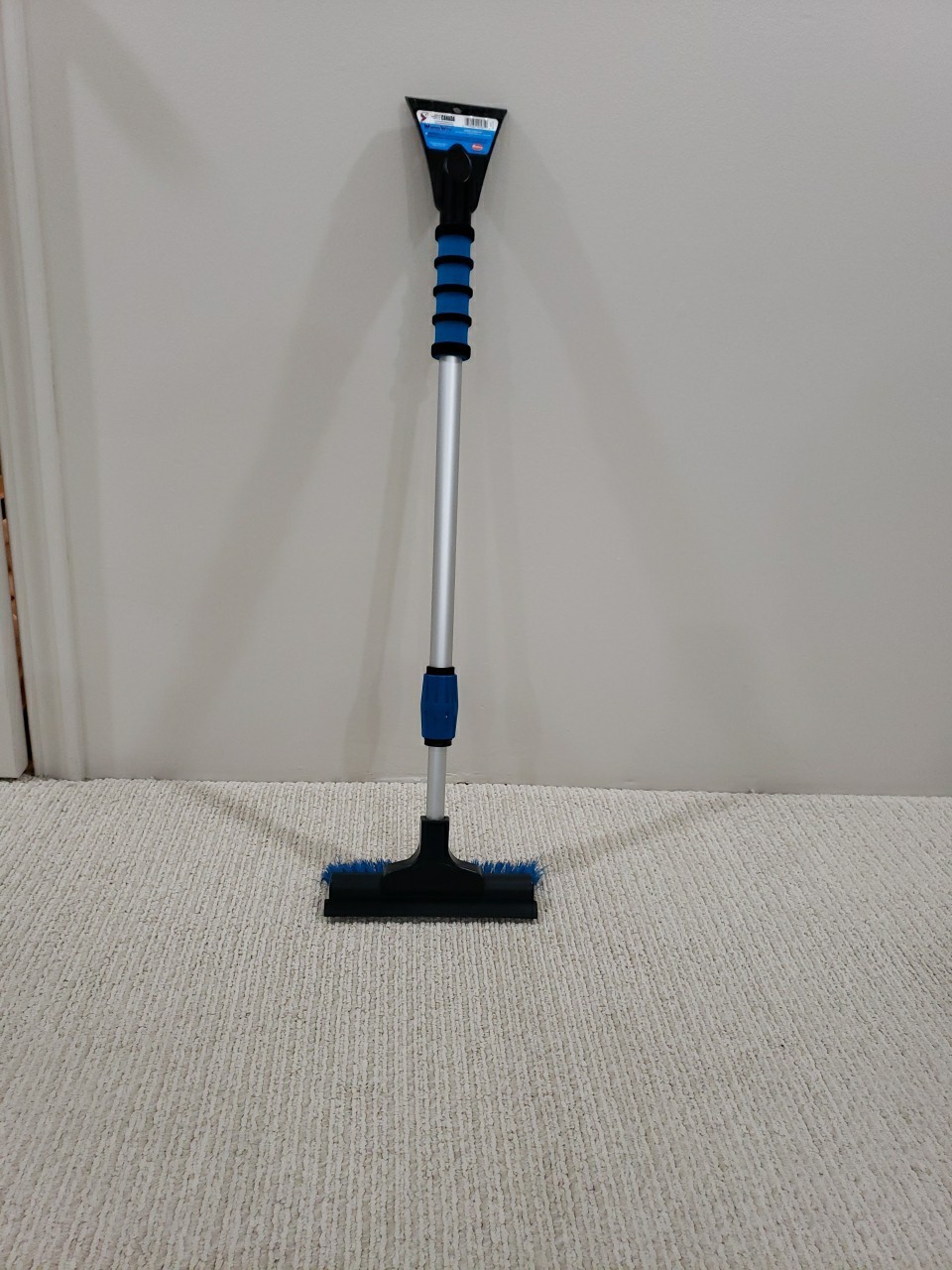 Telescoping Snow Brush And Scraper, 48", New W Tags And Locking Handle, 8" Head