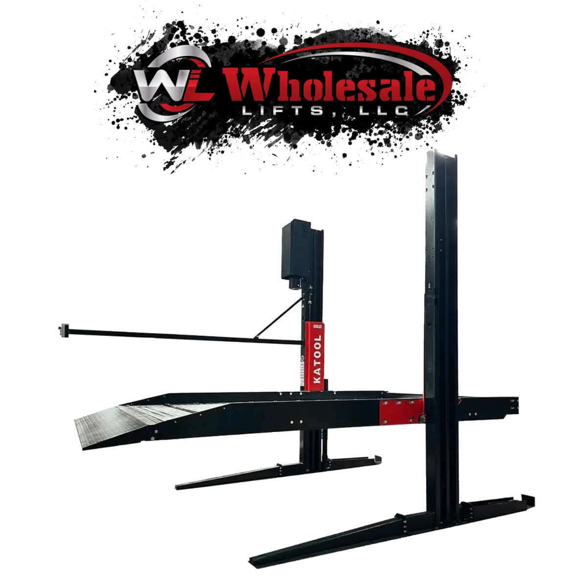 New KATOOL KT-P2700 6600lb Storage Lift 2 Post Parking Lift