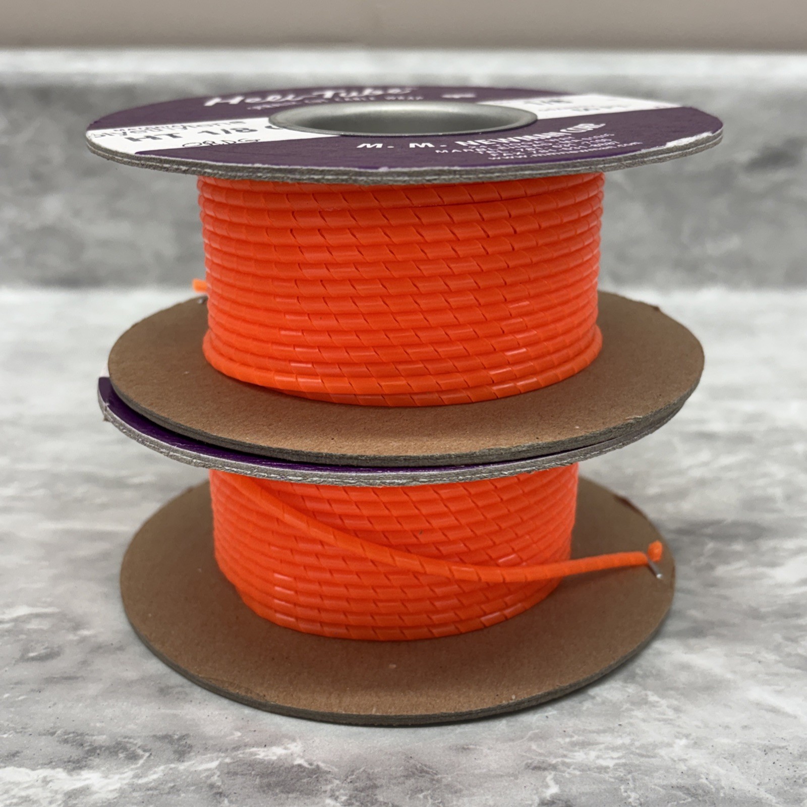 100' Heli-Tube Polyethylene HT 1/8 C Orange