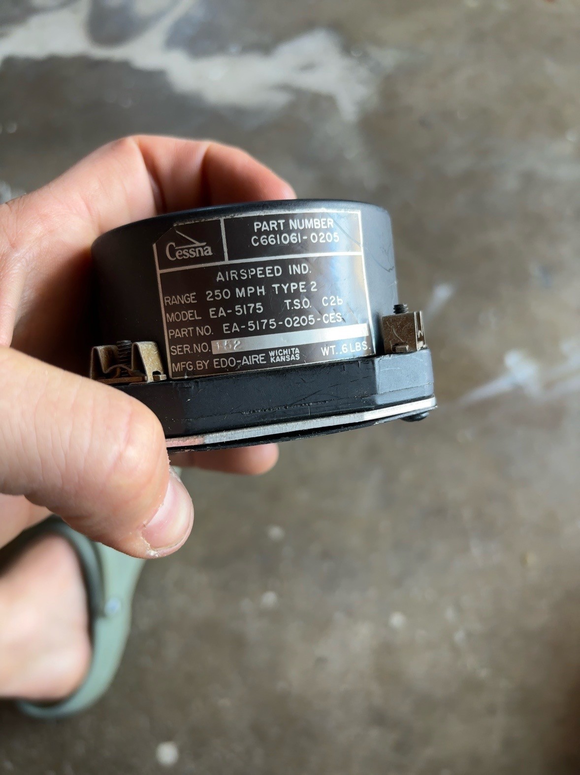 Cessna Airspeed Indicator | C661065-0102