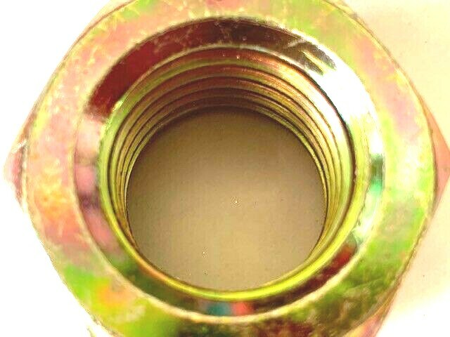 1" - 8 UNC GRADE 8 YELLOW ZINC PLATED HEX NUT (1 NUT)