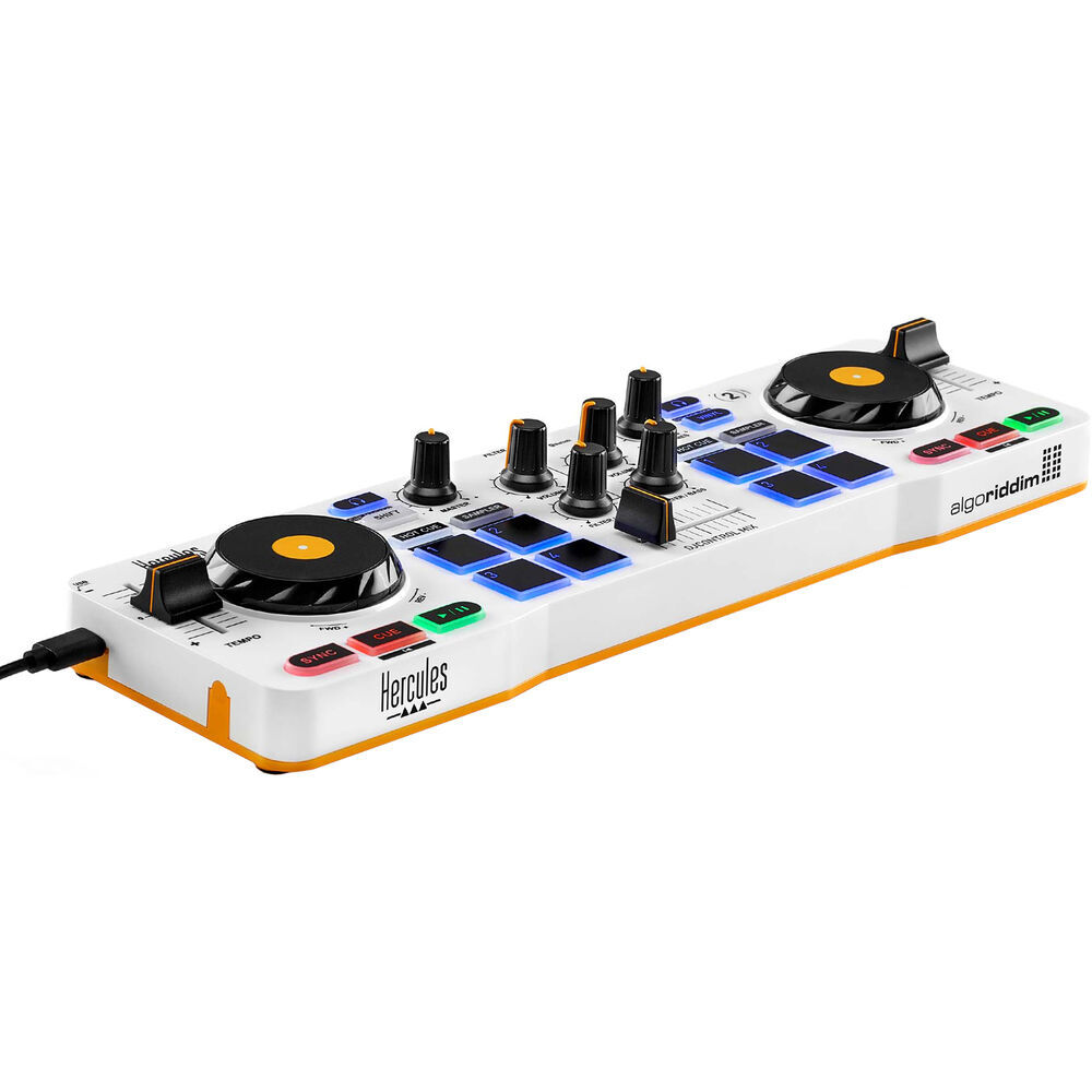 Hercules DJControl Mix Software Controller Bundle w/ Closed-Back Headphones
