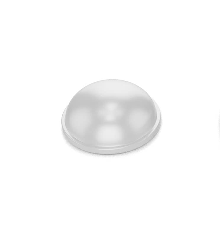 Small Clear 9.5mm Dia 0.374" X 3.8mm H 0.15" Round Cabinet and Furniture Bump...