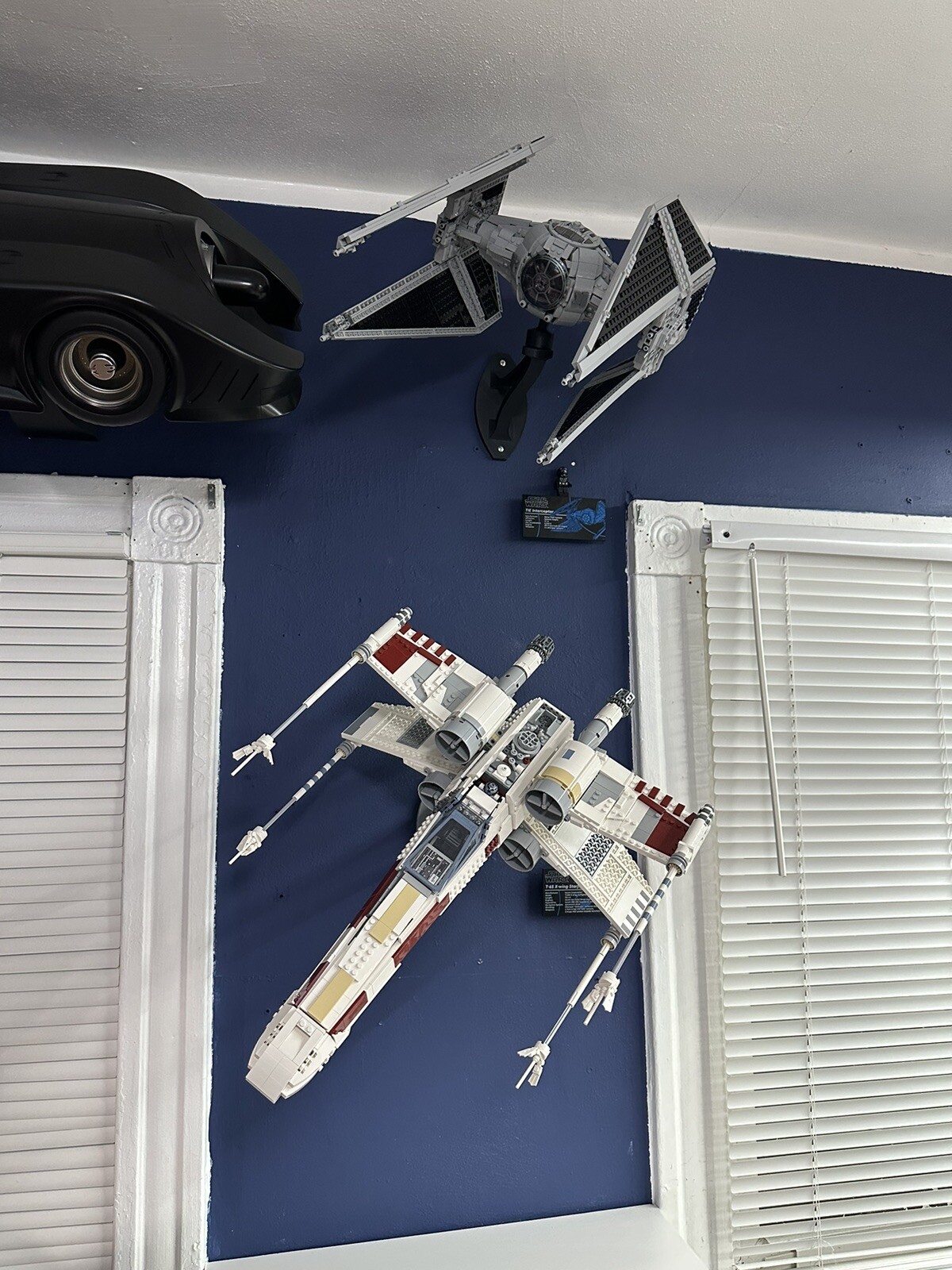 Wall Mount Display For Lego Star Wars UCS Tie Interceptor