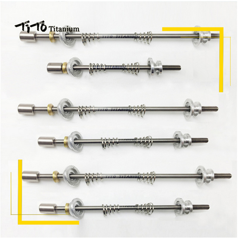 TiTo Ultralight Quick Release Titanium Bicycle Skewers MTB Road Bike Wheels Hub