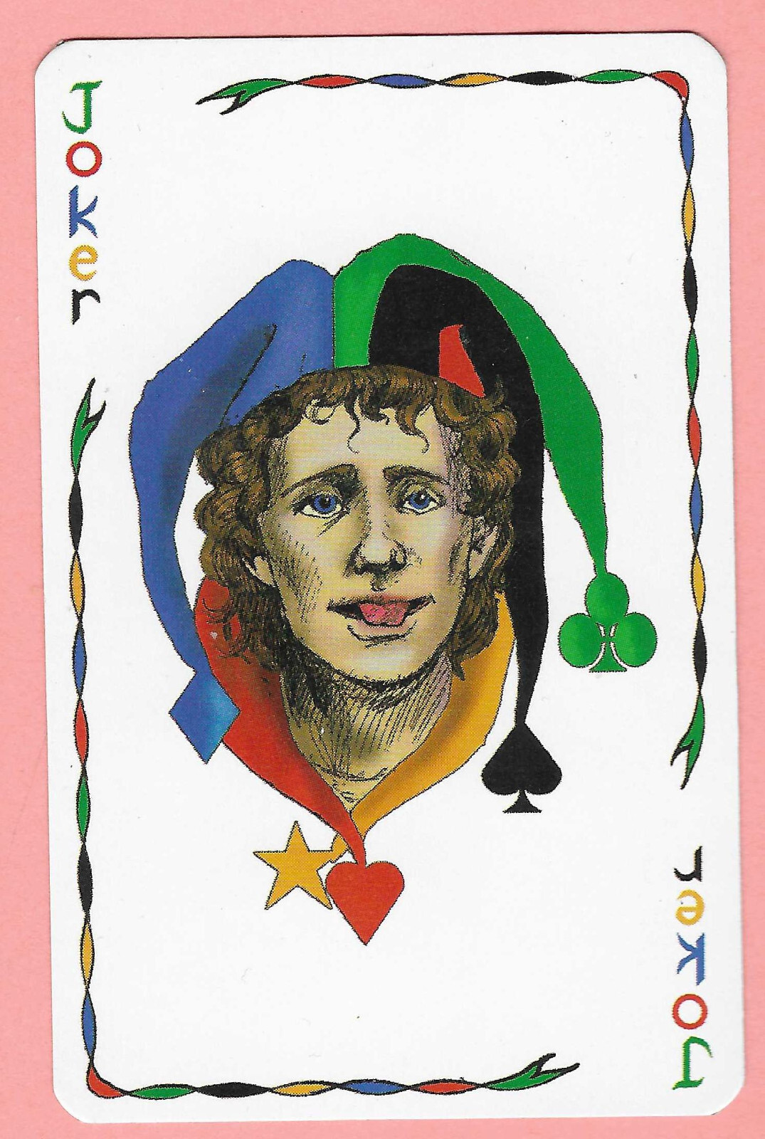 Five Crowns playing card, Joker, single swap / replacement - Near Mint
