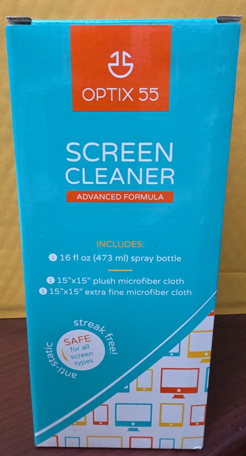 Screen Cleaner Spray Kit | 16oz Bottle TV Screen Cleaner Spray + 2 cloth